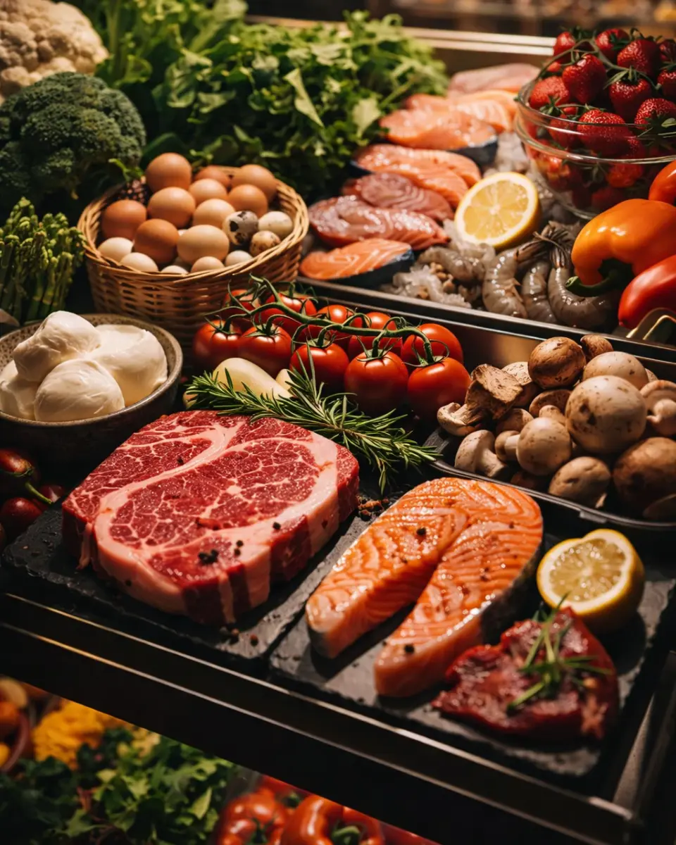 Thực phẩm tươi sạch tạo nên sức khoẻ dồi dào.